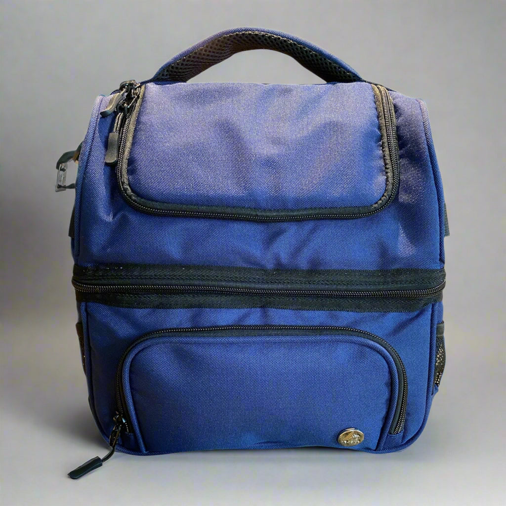 Medium 2-Compartment Lunch Tote with Padded Handle & Straps