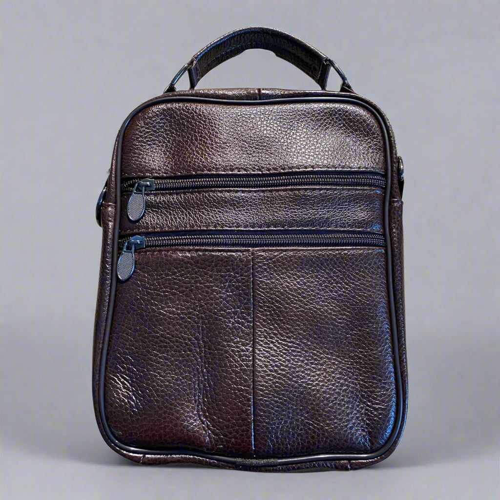 The Gentleman’s Carry-Structured Men’s Leather Bag